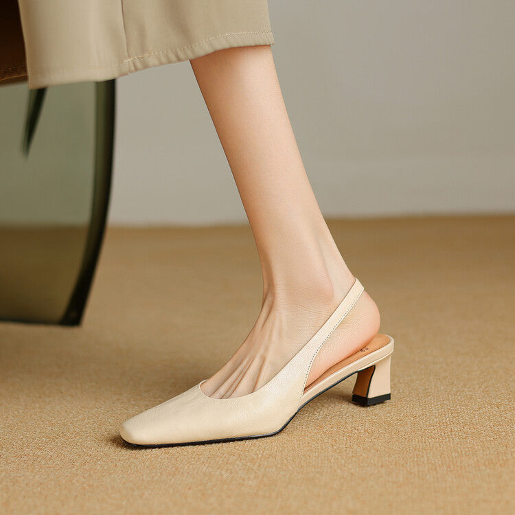 Marion Reeve | Talons Slingback Raffinés