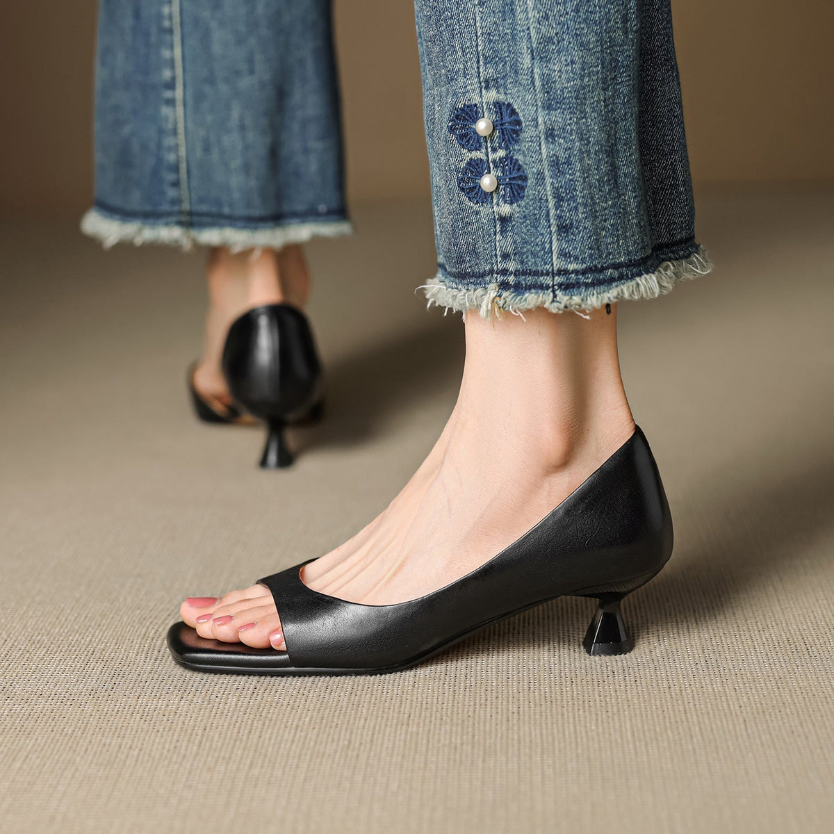 Delaney | Talons à Bout Ouvert