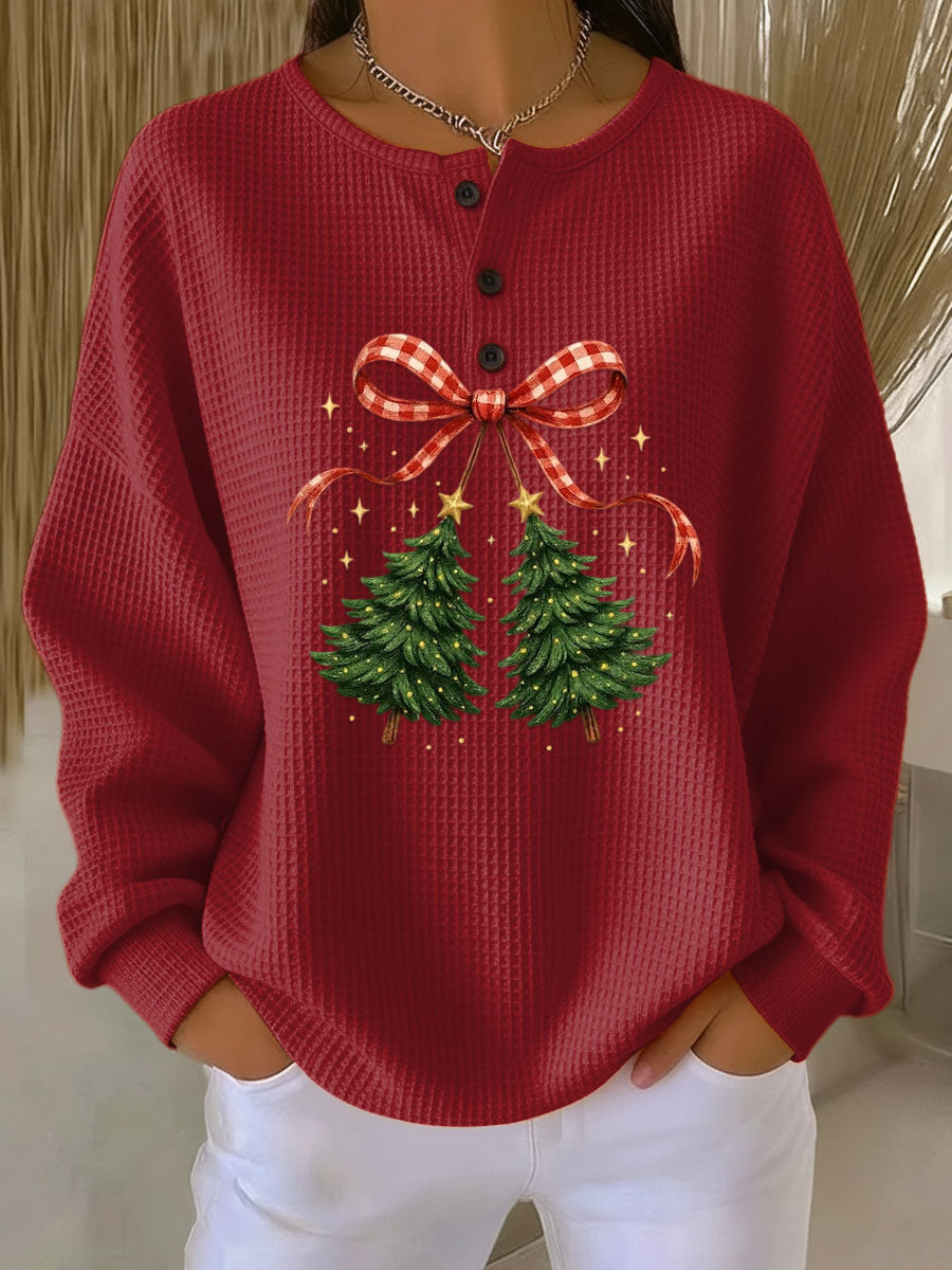 VIDAL BORDEAUX | PULL EN TRICOT GAUFRE POUR FEMMES