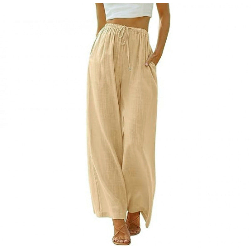 MOREAU LYON | PANTALONS CLASSIQUES À JAMBES LARGES POUR FEMMES