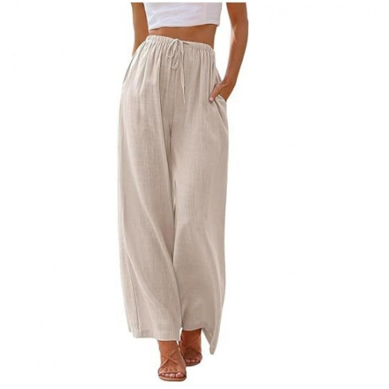MOREAU LYON | PANTALONS CLASSIQUES À JAMBES LARGES POUR FEMMES