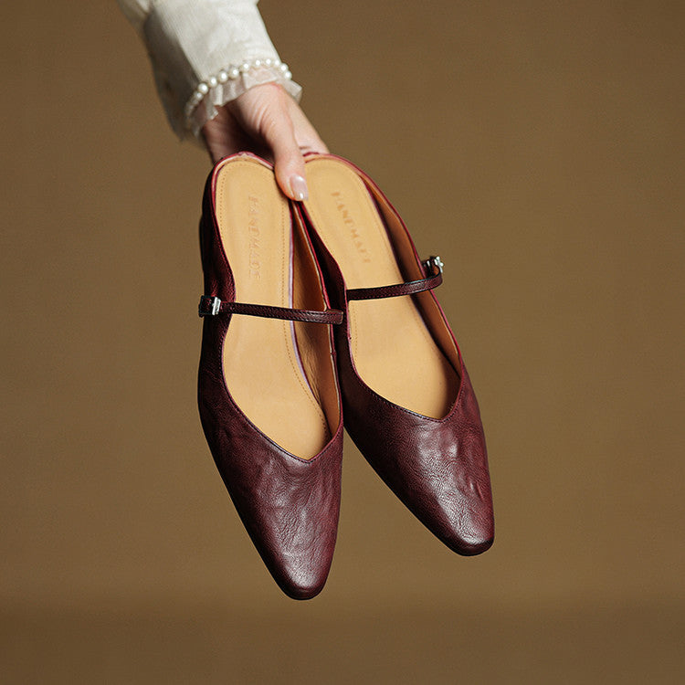 MOREAU LYON | MULES À POINTE POUR FEMMES
