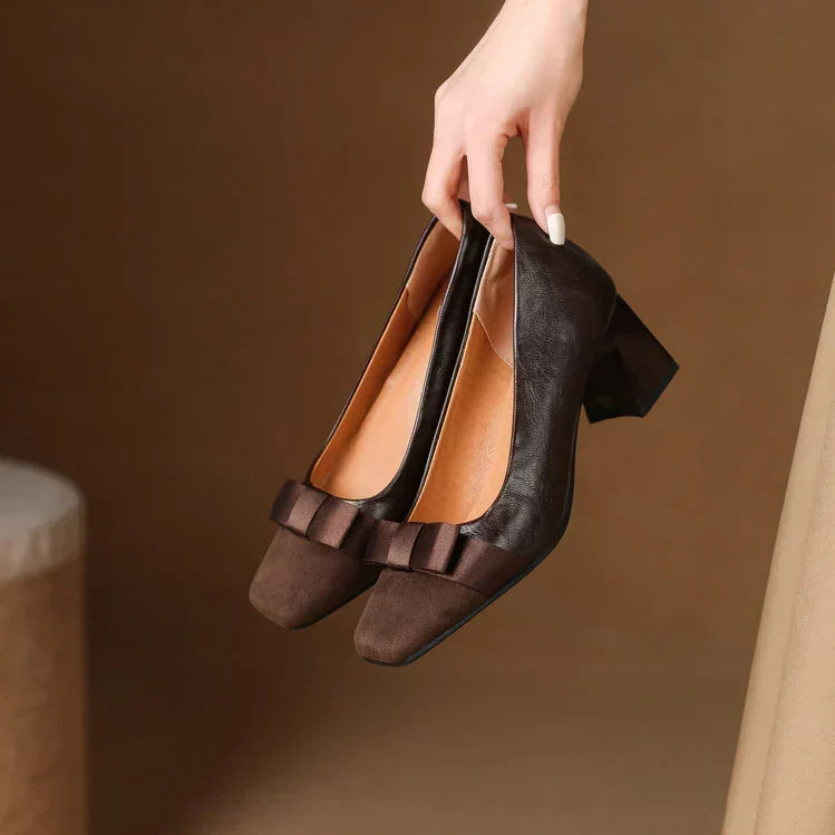 Marnelle | Talons Blocs à Devant Arrondi