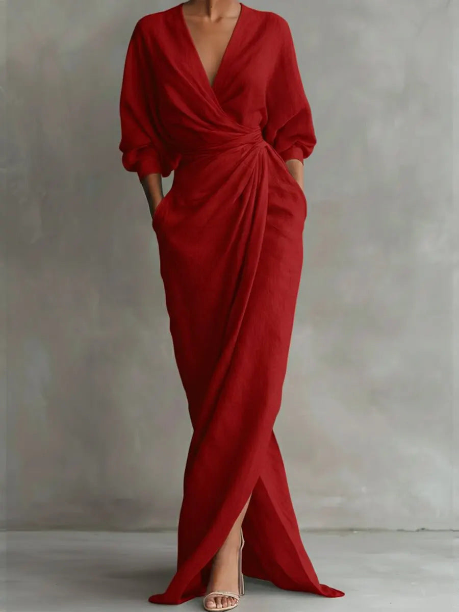 VIDAL BORDEAUX | ROBE MODERNE ÉLÉGANTE POUR FEMMES