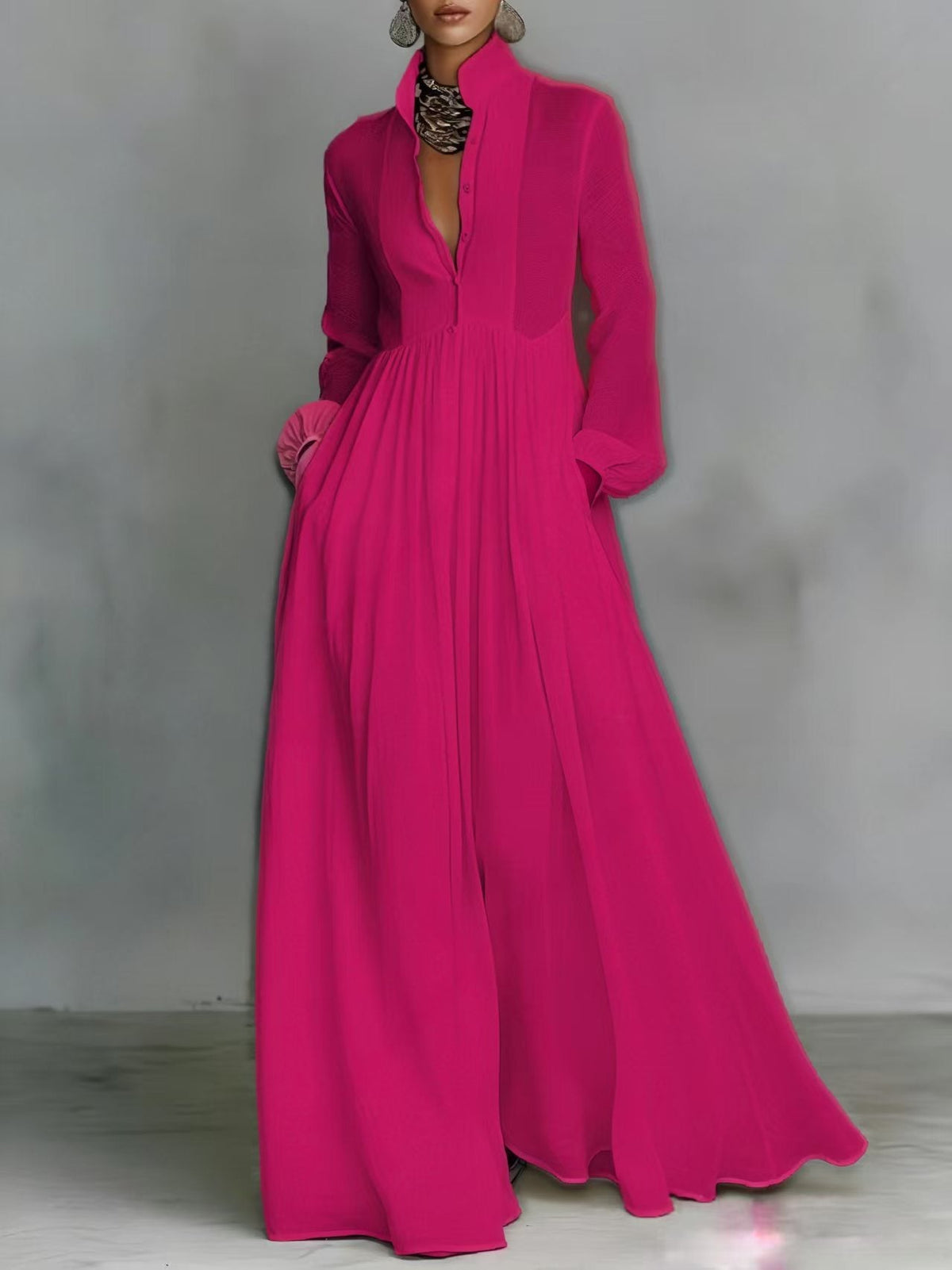 VIDAL BORDEAUX | ROBE MAXI CHIC POUR FEMMES