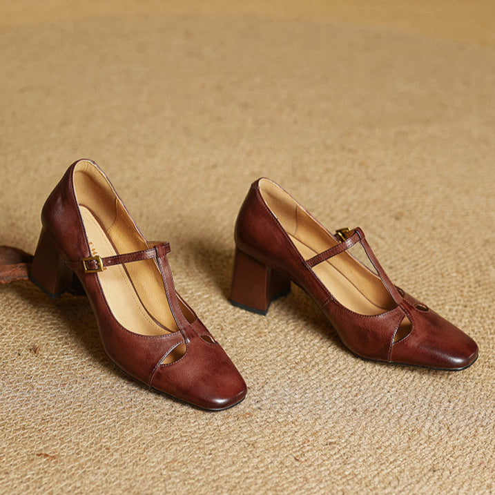 Elena | Talons T-Strap Intemporels