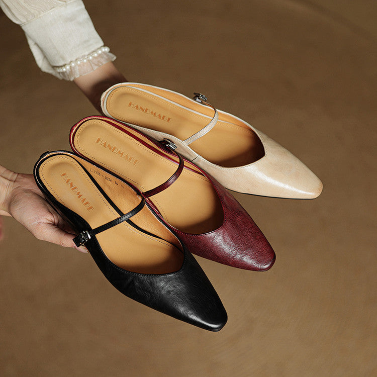 MOREAU LYON | MULES À POINTE POUR FEMMES
