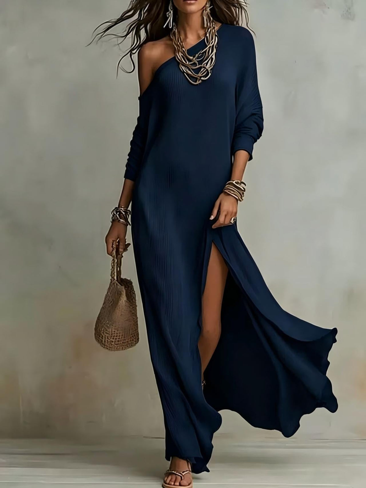 MOREAU LYON | ROBE À UNE ÉPAULE POUR FEMMES