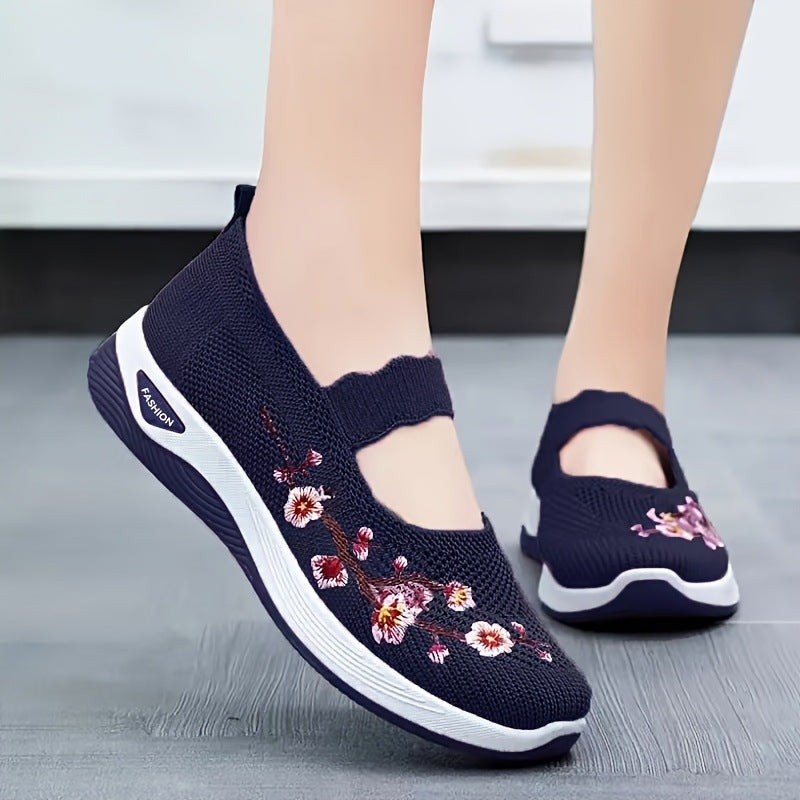 MOREAU LYON | BASKETS FLORALE EMBROIDÉES POUR FEMMES
