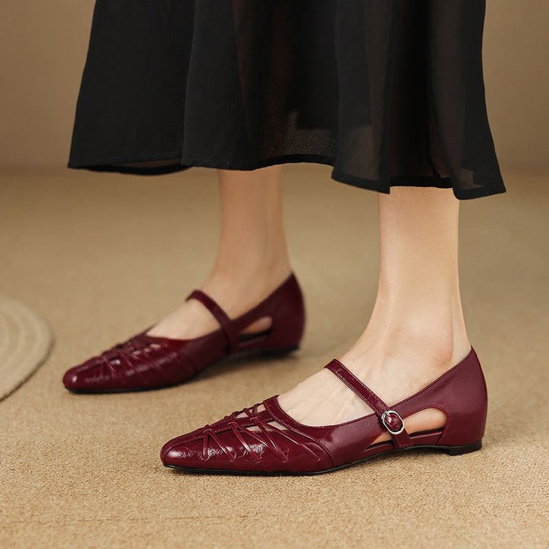 Margery | Ballerines Mary Jane à bride pointue
