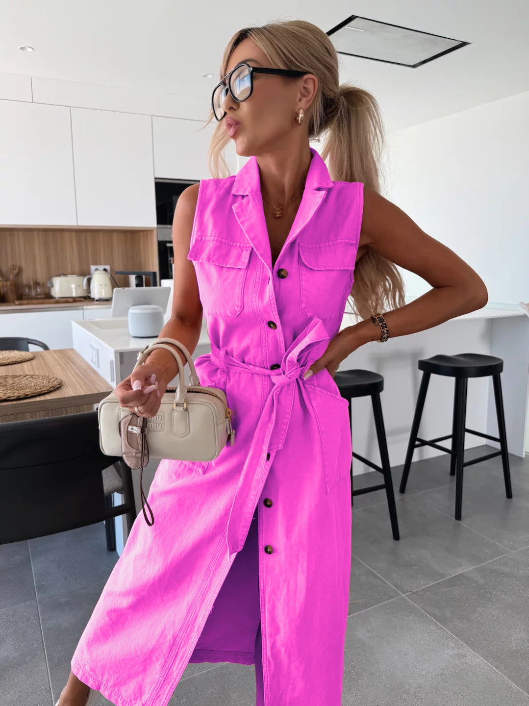 MOREAU LYON | ROBE EN JEAN MODERNE POUR FEMME