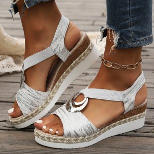 MOREAU LYON | SANDALES À TALON COMPENSÉ STYLÉES POUR FEMMES