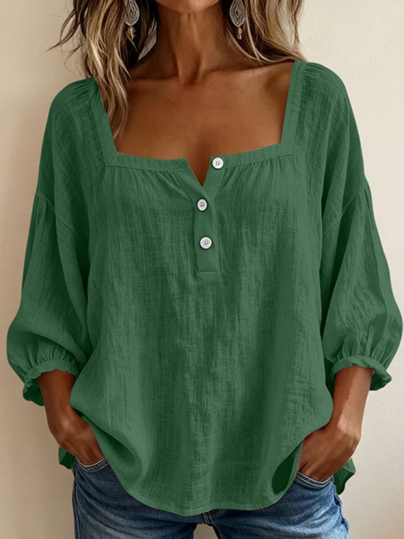 VIDAL BORDEAUX | BLOUSE EN LIN POUR FEMME