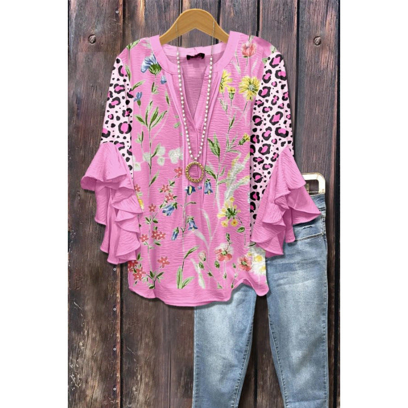 VIDAL BORDEAUX | BLOUSE À VOLANTS POUR FEMMES