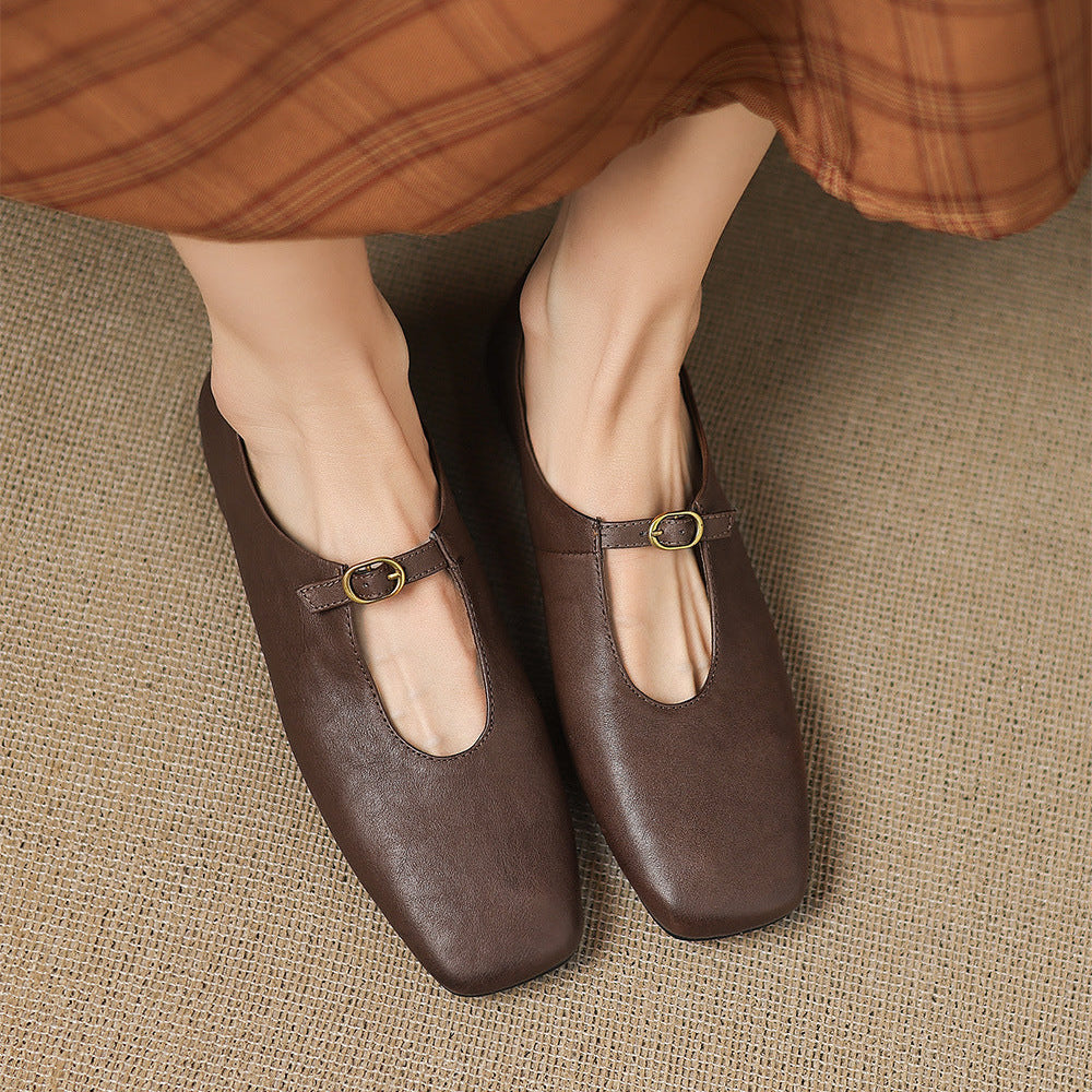 Eleanor | Ballerines Mary Jane à T