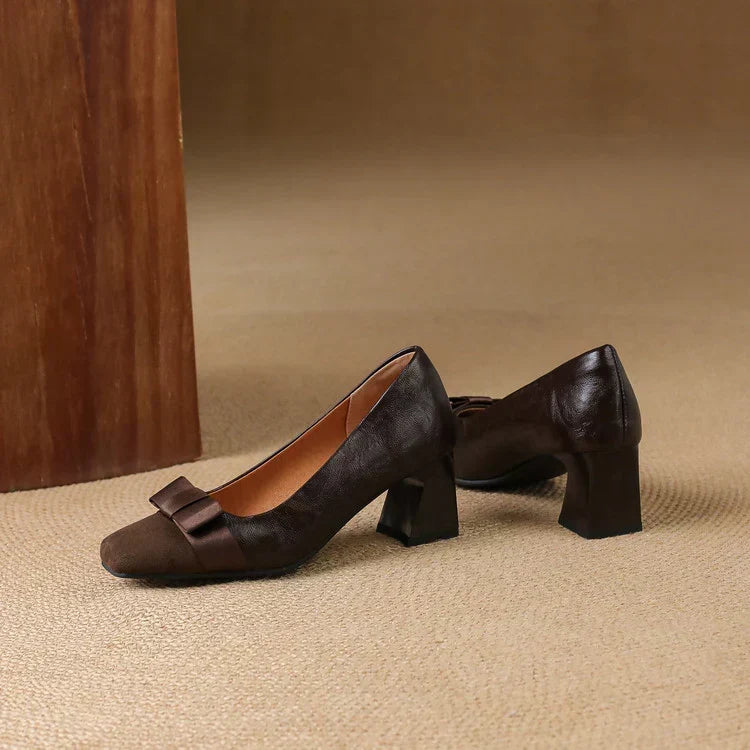 Marnelle | Talons Blocs à Devant Arrondi