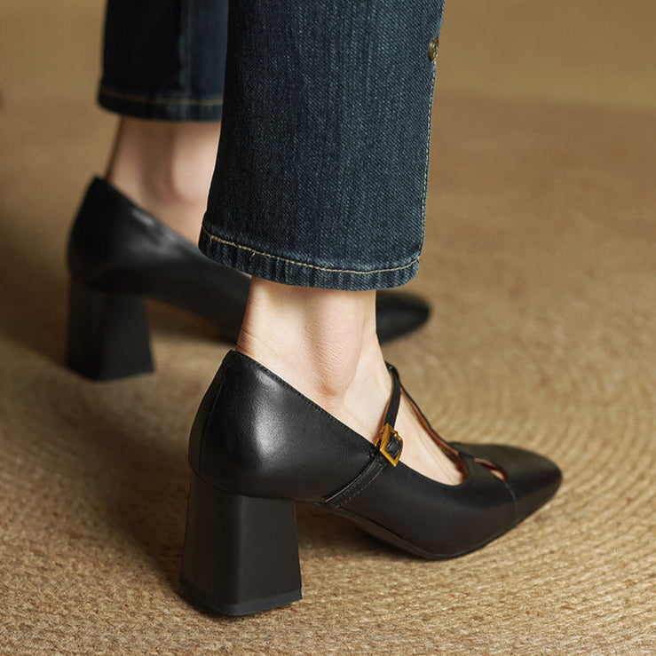 Elena | Talons T-Strap Intemporels