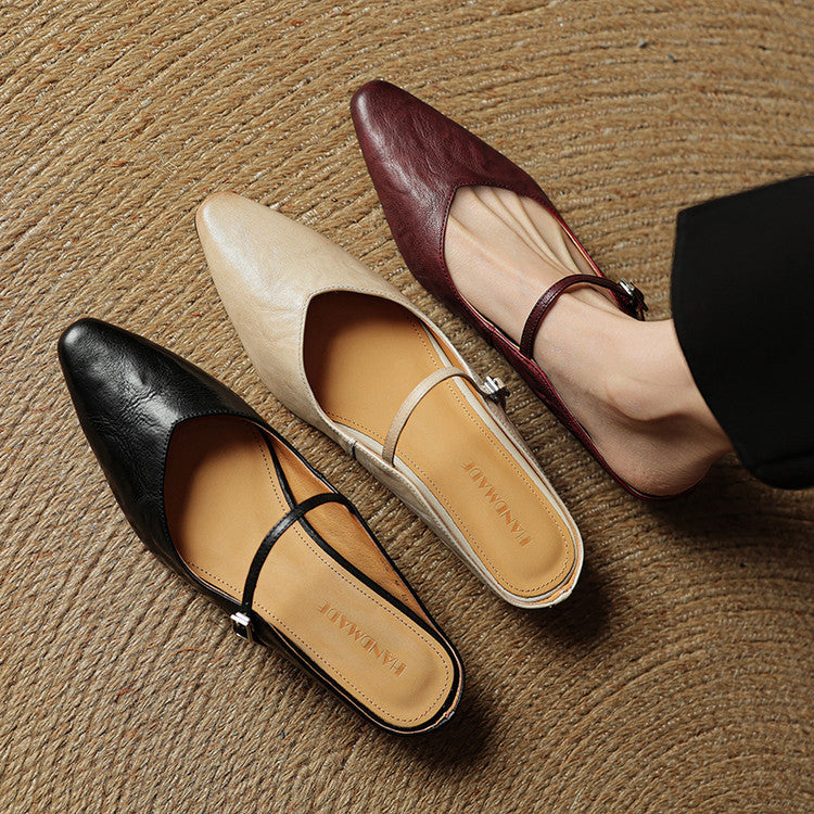 MOREAU LYON | MULES À POINTE POUR FEMMES