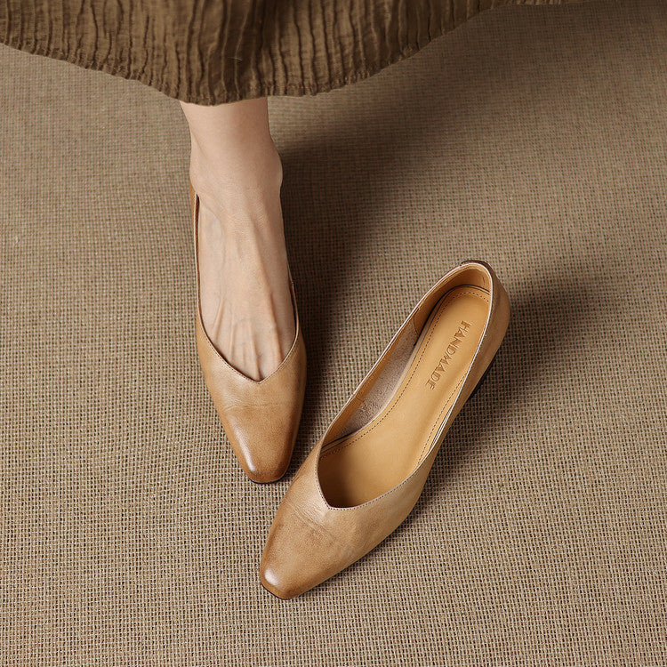 Lila | Talons à Talon Bloc Pointu