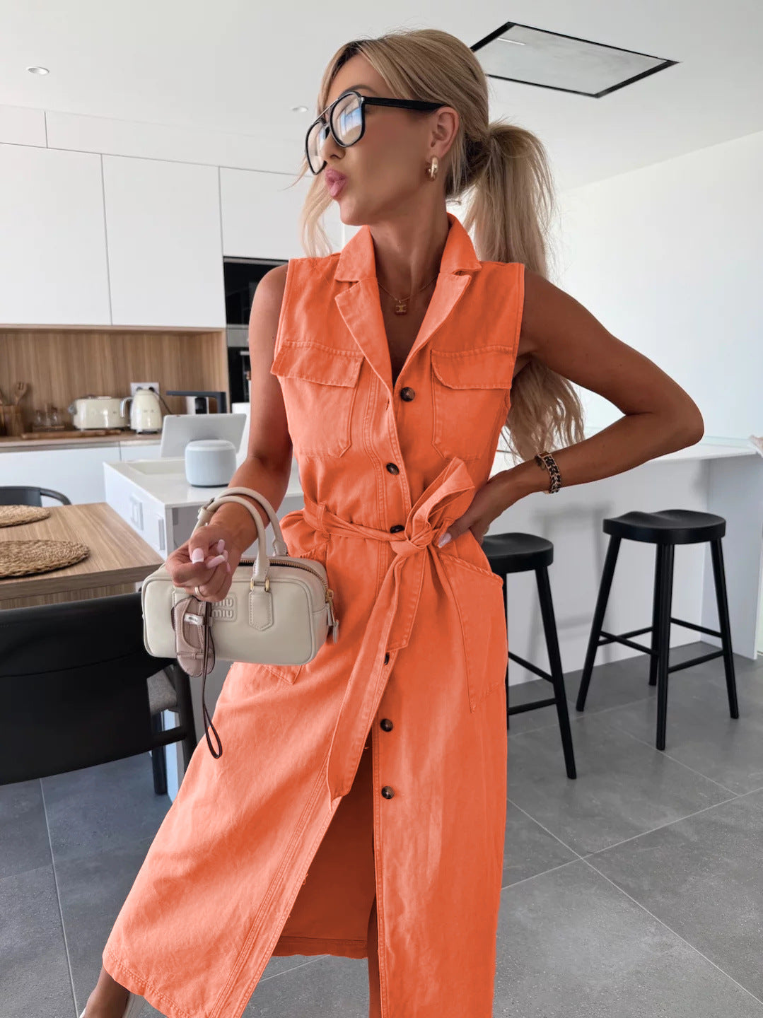 MOREAU LYON | ROBE EN JEAN MODERNE POUR FEMME