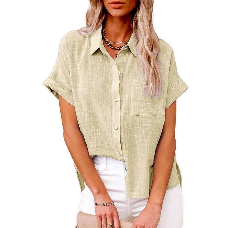VIDAL BORDEAUX | BLOUSE EN LIN POUR FEMMES