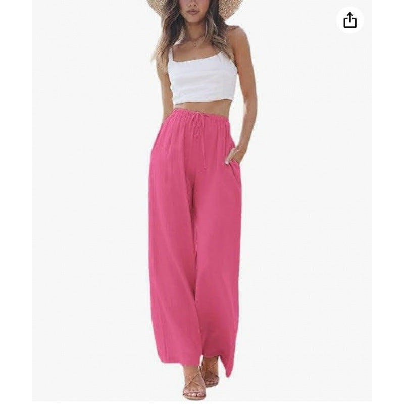 MOREAU LYON | PANTALONS CLASSIQUES À JAMBES LARGES POUR FEMMES