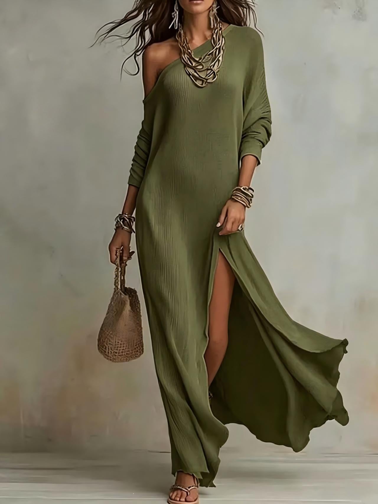 MOREAU LYON | ROBE À UNE ÉPAULE POUR FEMMES