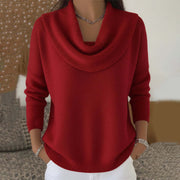 Vivienne | Pull en Tricot à Col Bénitier