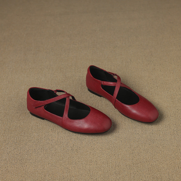 Cara | Ballerines à Sangles Croisées