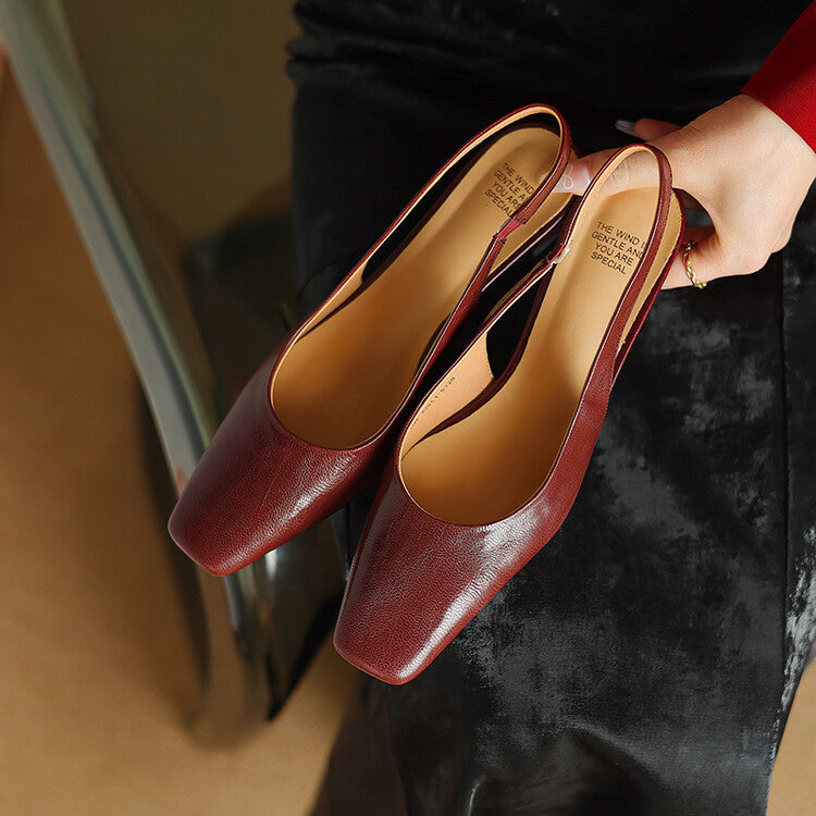 Marion Reeve | Talons Slingback Raffinés