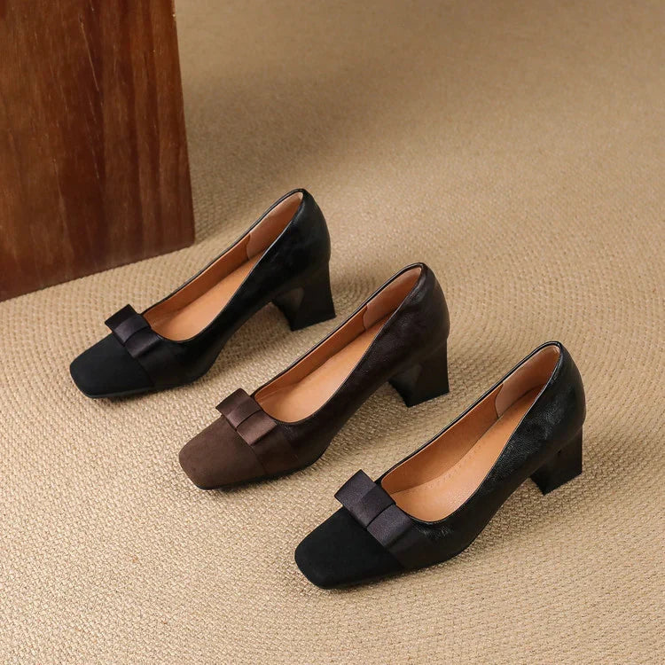 Marnelle | Talons Blocs à Devant Arrondi