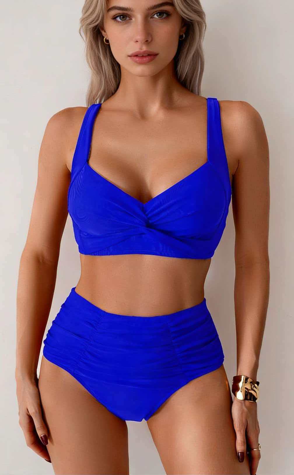 MOREAU LYON | ENSEMBLE DE BIKINI À TAILLE HAUTE POUR FEMMES