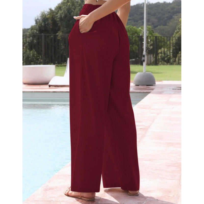 MOREAU LYON | PANTALONS CLASSIQUES À JAMBES LARGES POUR FEMMES