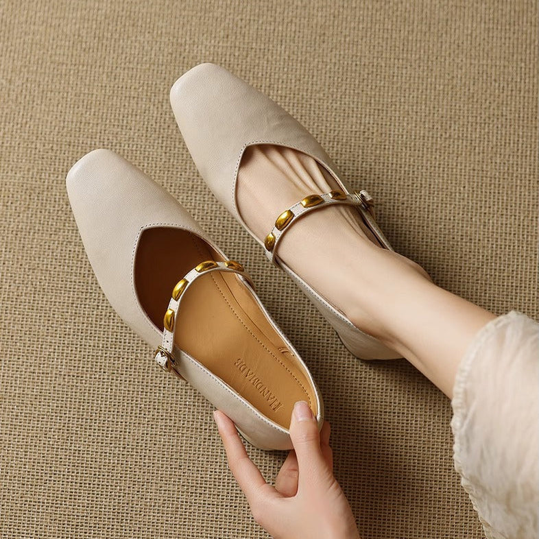 Dahlia | Mary Janes à Boucle Vintage