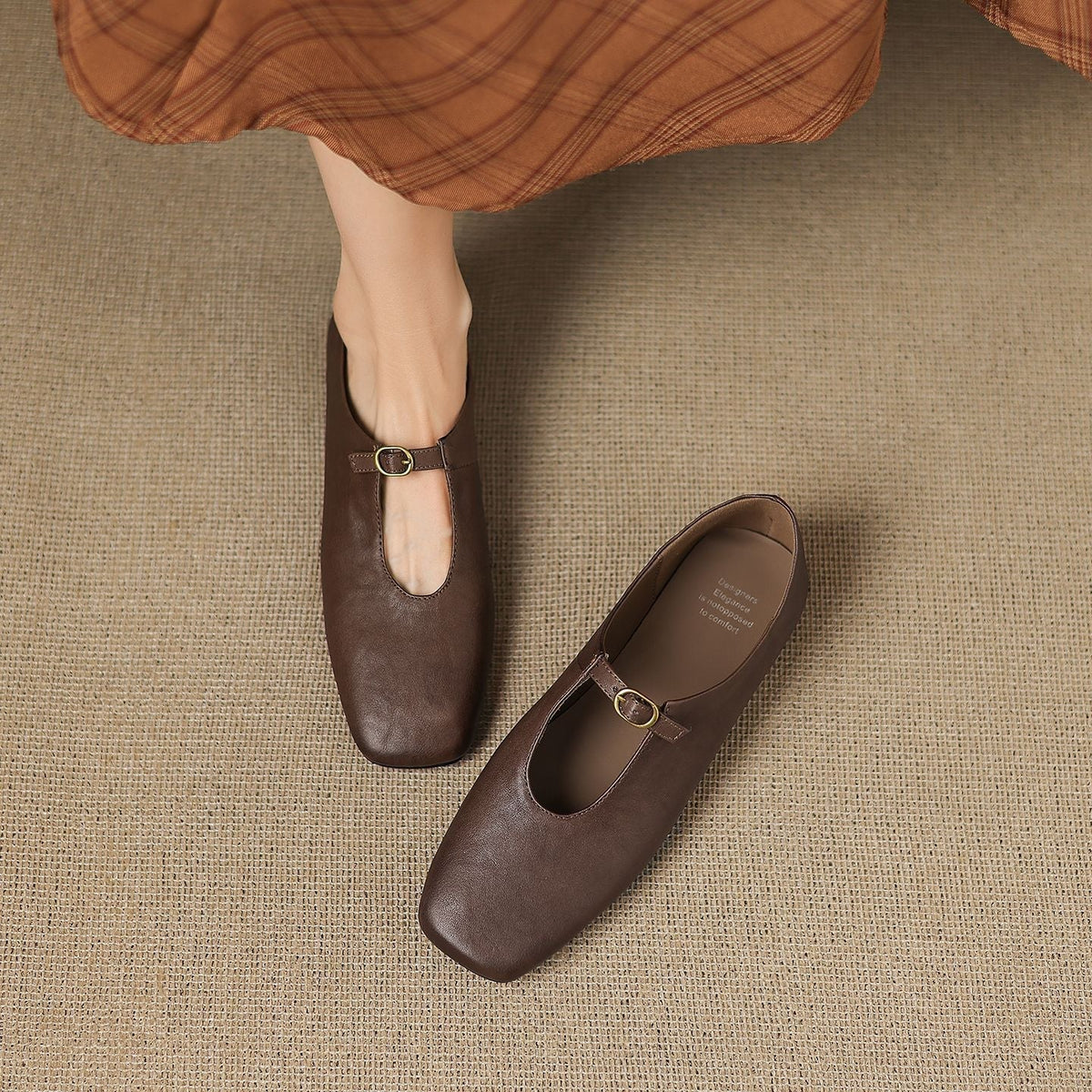 Eleanor | Ballerines Mary Jane à T