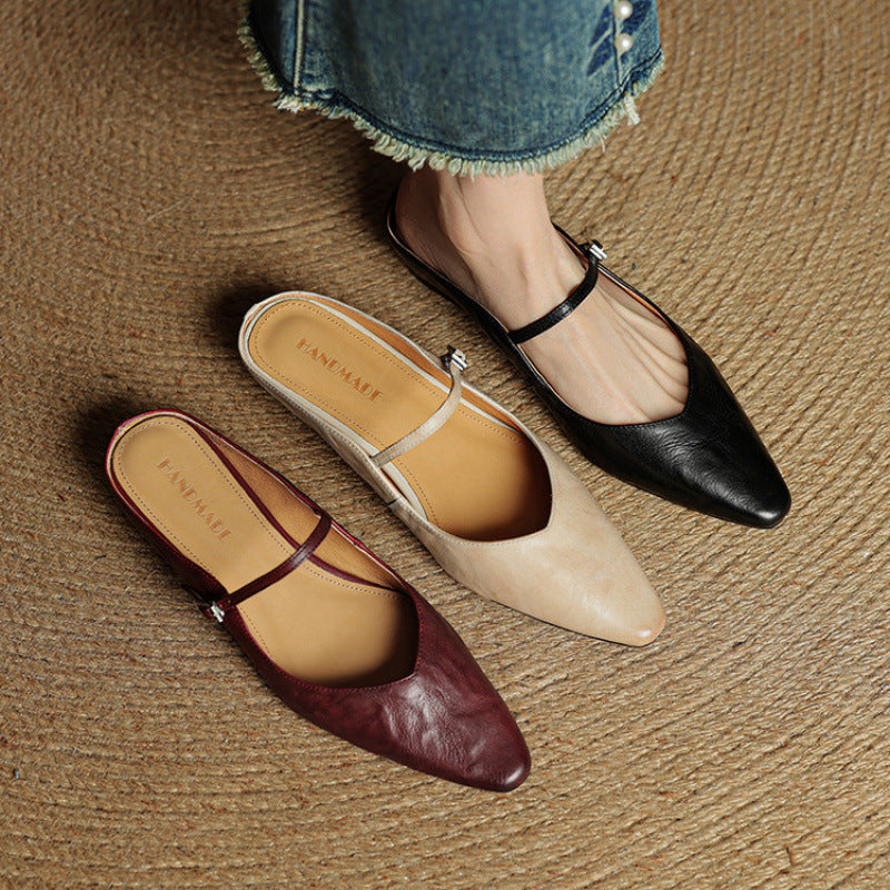 MOREAU LYON | MULES À POINTE POUR FEMMES