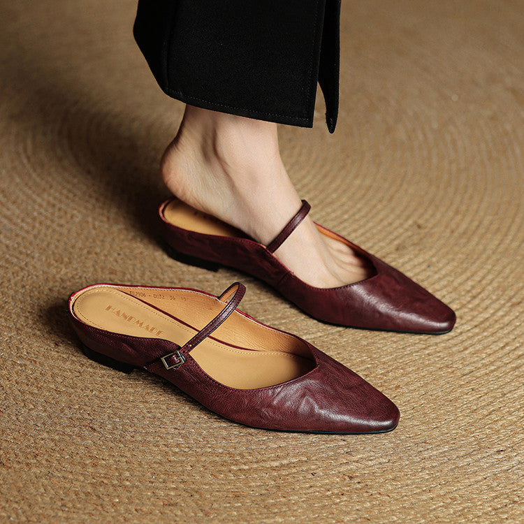 MOREAU LYON | MULES À POINTE POUR FEMMES