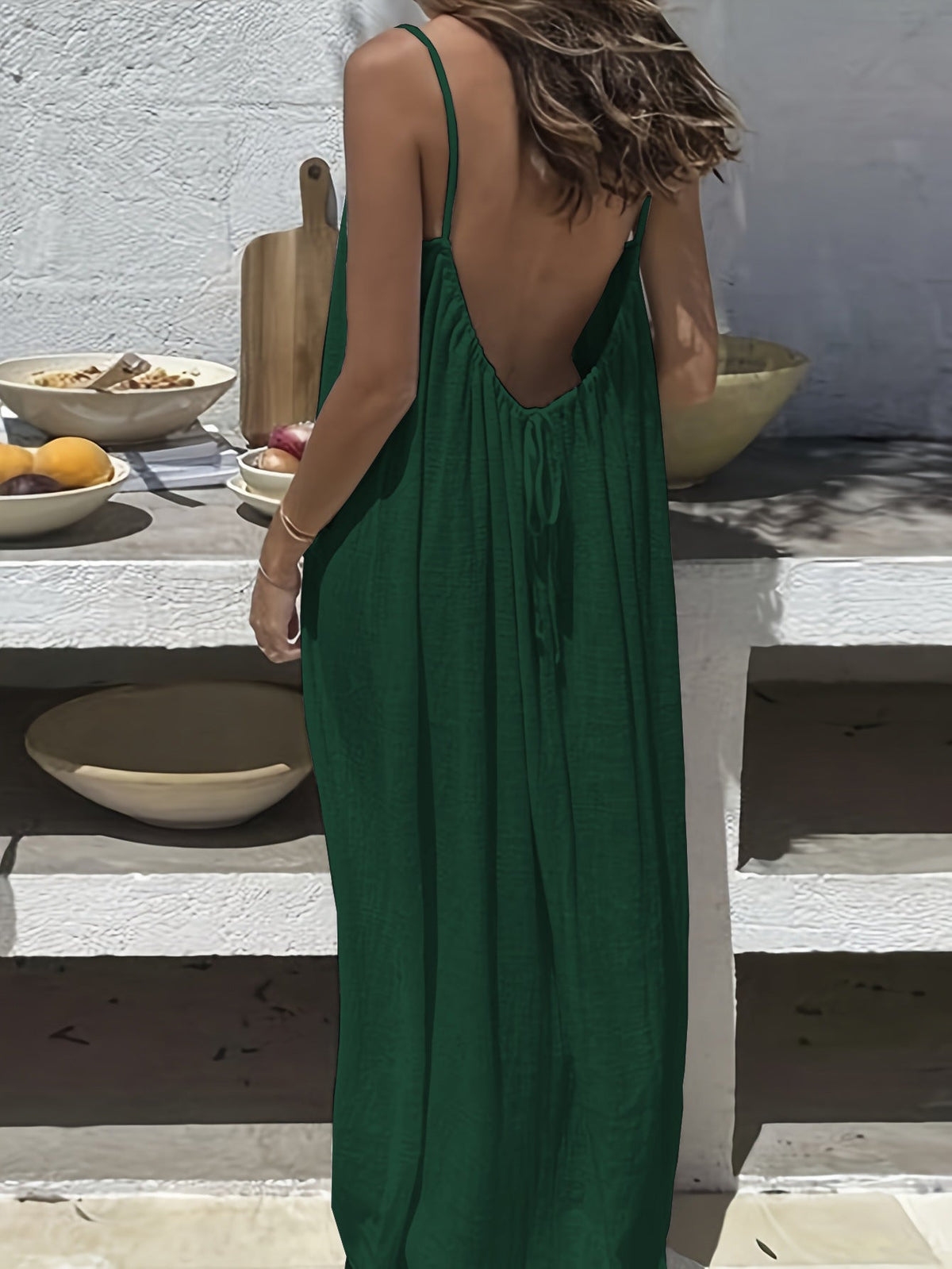 VIDAL BORDEAUX | ROBE SPAGHETTI POUR FEMMES
