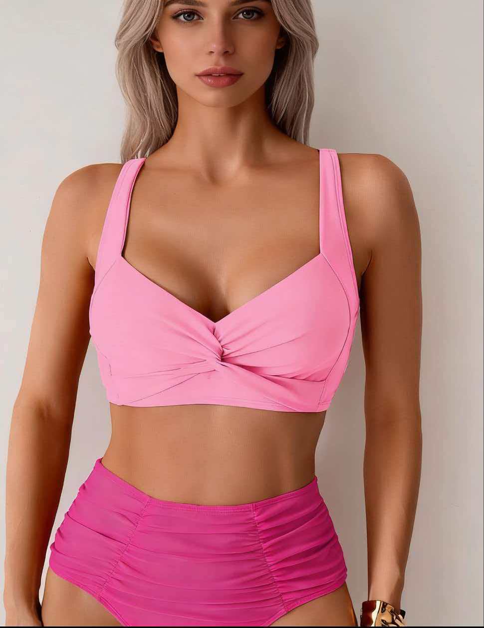 MOREAU LYON | ENSEMBLE DE BIKINI À TAILLE HAUTE POUR FEMMES