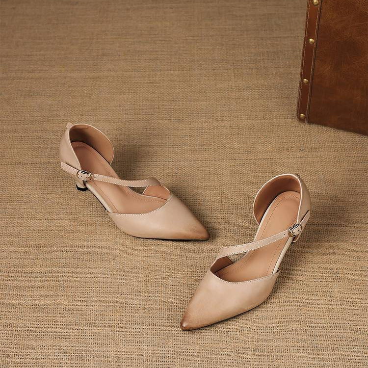 Diana | Talons Élégants à Lanières Croisées