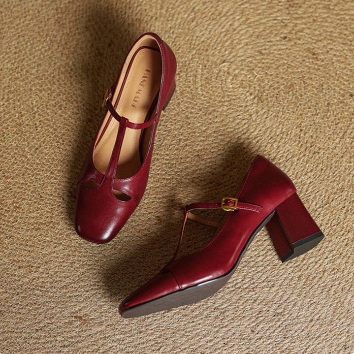 Elena | Talons T-Strap Intemporels