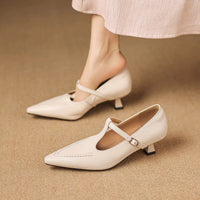 Eliza | Talons T-Strap Pointus