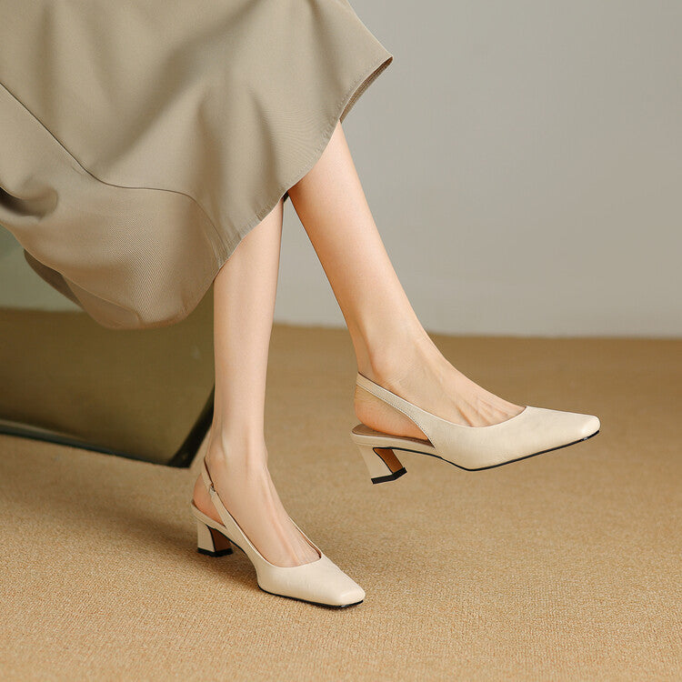 Marion Reeve | Talons Slingback Raffinés