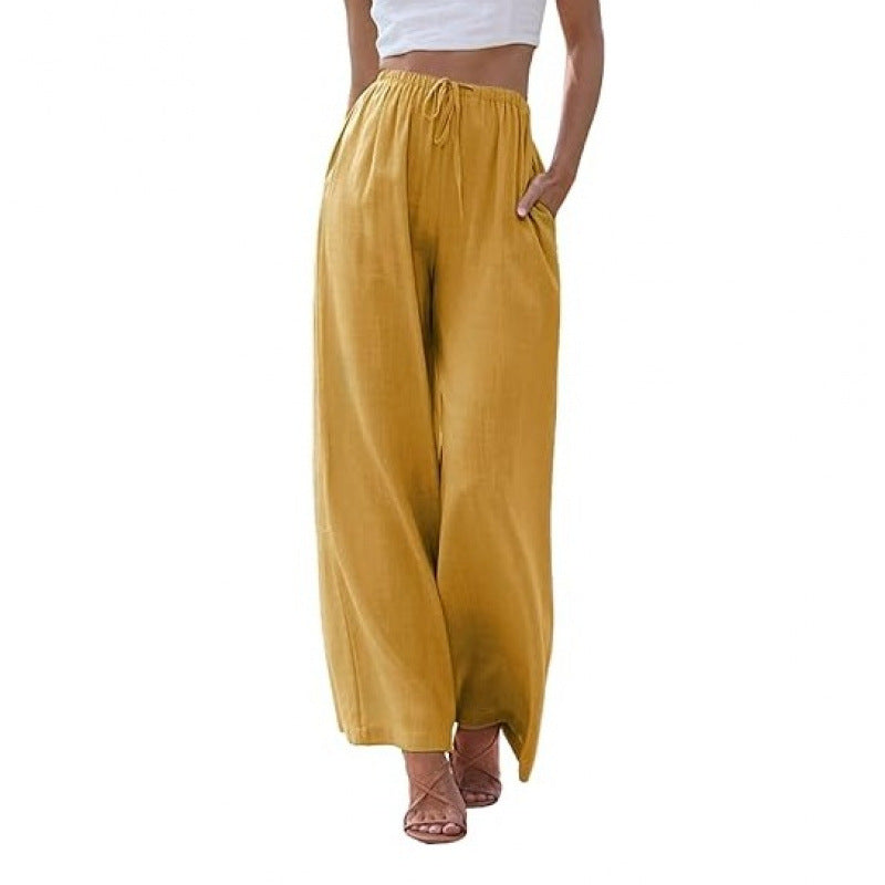 MOREAU LYON | PANTALONS CLASSIQUES À JAMBES LARGES POUR FEMMES