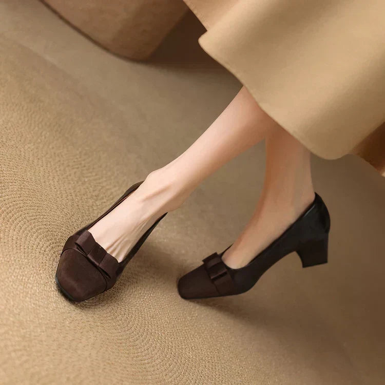 Marnelle | Talons Blocs à Devant Arrondi
