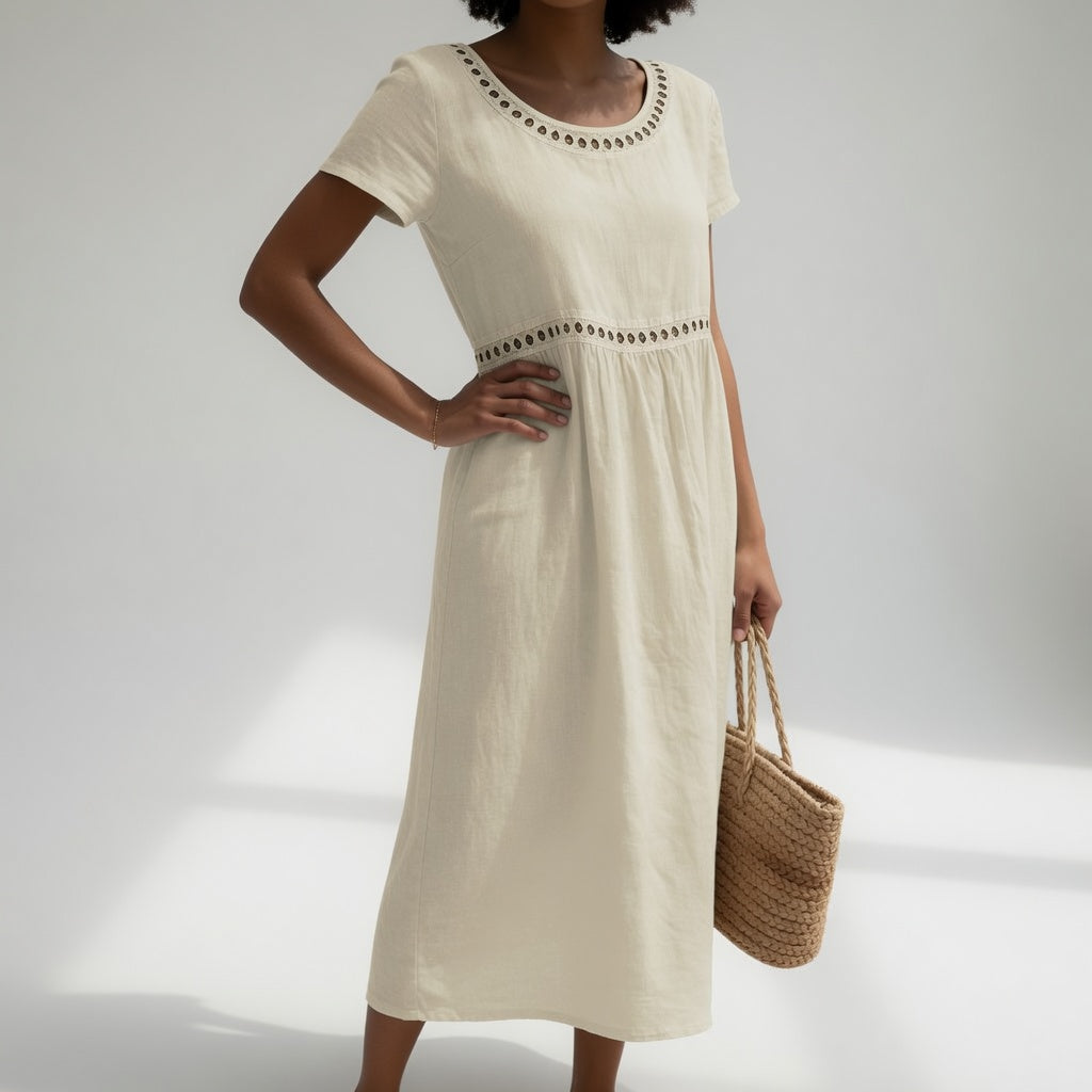 VIDAL BORDEAUX | ROBE BRODÉE POUR FEMME