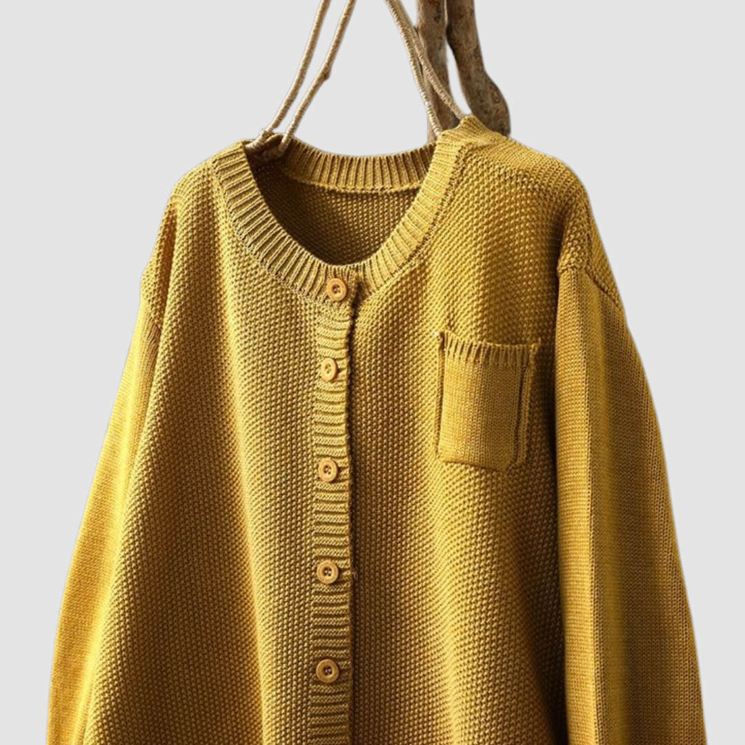 Lavinia | Cardigan Boutonné Détendu