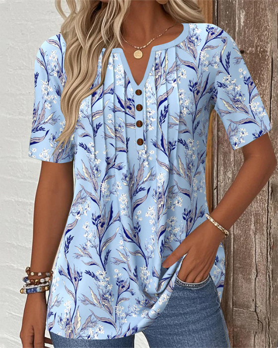 VIDAL BORDEAUX | BLOUSE IMPRIMÉE QUOTIDIEN POUR FEMME