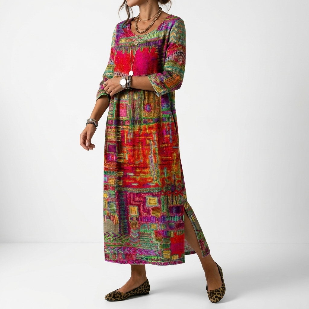 MOREAU LYON | ROBE BOHÈME ARTISTIQUE POUR FEMMES