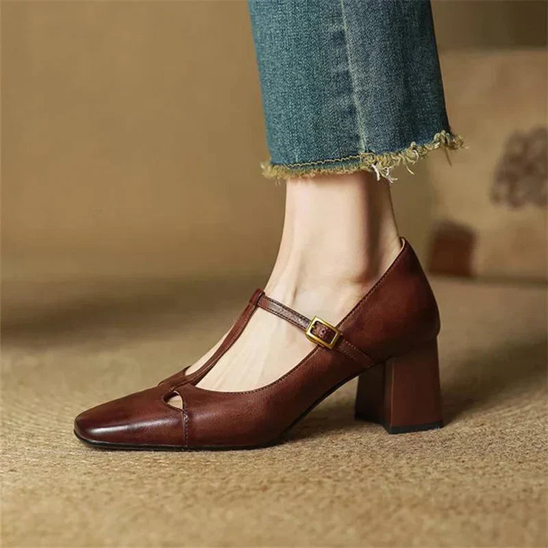 Elena | Talons T-Strap Intemporels